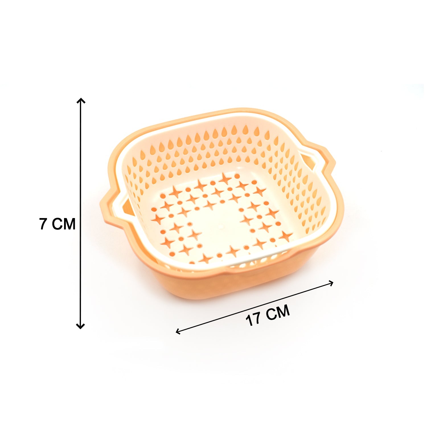 2785 2 In 1 Basket Strainer To Rinse Various Types Of Items Like Fruits, Vegetables Etc. DeoDap 2785 2 In 1 Basket Strainer To Rinse Various Types Of Items Like Fruits, Vegetables Etc. DeoDap